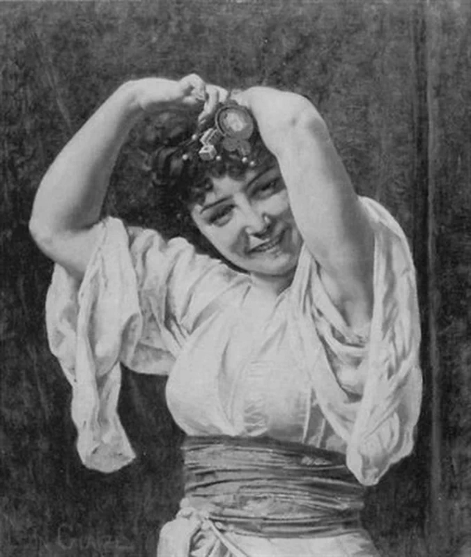 Pierre - Paul, Léon Glaize, Donna con costume orientale